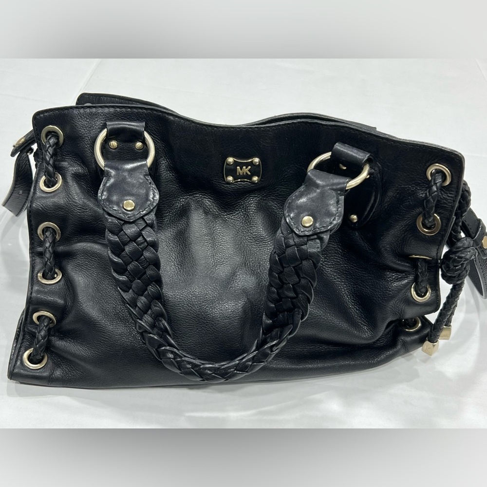 Michael Kors black leather shoulder bag - Picture 13 of 15